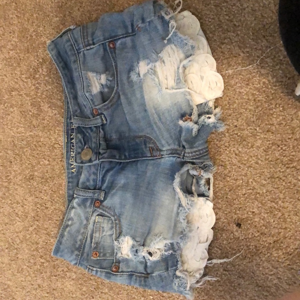 American Eagle Lace pocket shortie Shorts